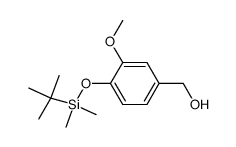 4-[(tert-butyldimethylsilyl)oxy]-3-methoxybenzyl alcohol结构式