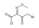 4-BROMO-2-(METHOXYIMINO)-3-OXOBUTYRYLCHLORIDE Structure