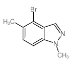 4-溴-1,5-二甲基-1H-吲唑结构式