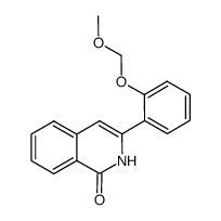 3-(2-methoxymethoxy-phenyl)-2H-isoquinolin-1-one结构式