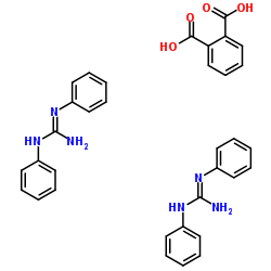 1,3-邻苯二甲酸二苯胍结构式