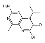 2-氨基-6-溴-4-甲基-8-丙烷-2-甲蝶呤-7-酮结构式