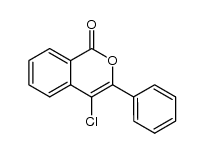 4-chloro-3-phenyl-1H-isochromen-1-one结构式