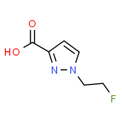 1-(2-Fluoroethyl)-1H-pyrazole-3-carboxylic acid Structure