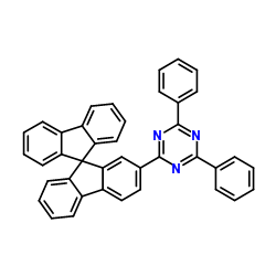 2-(9,9'-螺双[芴]-2-基)-4,6-二苯基-1,3,5-三嗪结构式