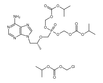 tenofovir disoproxil chloromethyl-isopropyl carbonate结构式