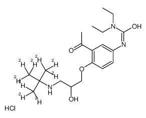 Celiprolol-d9 hydrochloride Structure