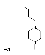 N-(3-chloropropyl)-4-methylpiperazine hydrochloride Structure