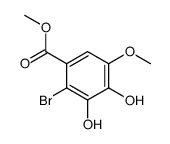 methyl 2-bromo-3,4-dihydroxy-5-methoxybenzoate Structure