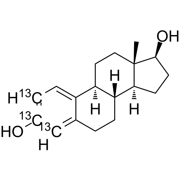 17β-Estradiol-13C3 Structure