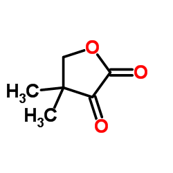 二氢-4,4-二甲基-2,3-呋喃二酮结构式
