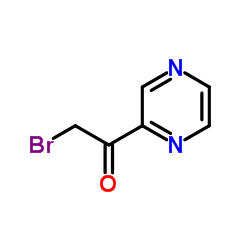 2-Bromo-1-(2-pyrazinyl)ethanone Structure