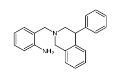 2-[(4-phenyl-3,4-dihydro-1H-isoquinolin-2-yl)methyl]aniline结构式
