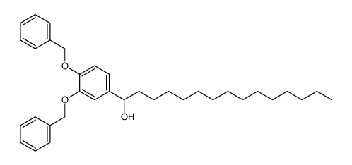 1-(3,4-bis(benzyloxy)phenyl)pentadecan-1-ol Structure