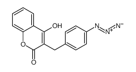 3-(4-azidobenzyl)-4-hydroxycoumarin structure