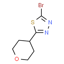 2-溴-5-(四氢吡喃-4-基)-1,3,4-噻二唑图片