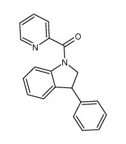 (3-phenylindolin-1-yl)(pyridin-2-yl)methanone Structure