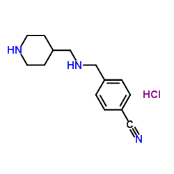 4-{[(Piperidin-4-ylmethyl)-amino]-Methyl}-benzonitrile hydrochloride picture