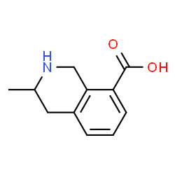 (R)-3-Methyl-1,2,3,4-Tetrahydroisoquinoline-8-carboxylic acid Structure