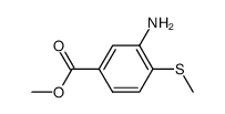 Benzoic acid, 3-amino-4-(methylthio)-, methyl ester (9CI) picture