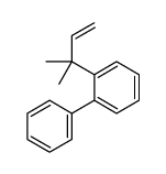 1-(2-methylbut-3-en-2-yl)-2-phenylbenzene结构式