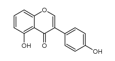 5,4'-dihydroxyisoflavone结构式