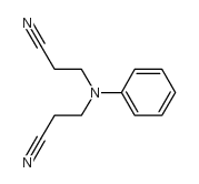N,N-二氰乙基苯胺结构式