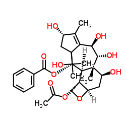 7,13-Dideacetyl-9,10-didebenzoyltaxchinin C Structure