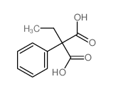 Propanedioic acid,2-ethyl-2-phenyl-结构式