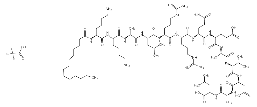 Autocamtide-2-Related Inhibitory Peptide trifluoroacetate salt Structure