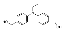 [9-ethyl-6-(hydroxymethyl)carbazol-3-yl]methanol结构式