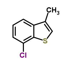 7-氯-3-甲基苯并噻吩结构式