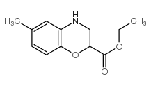 6-甲基-3,4-二氢-2H-1,4-苯并噁嗪-2-羧酸乙酯结构式