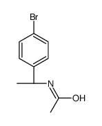 (R)-n-乙酰基-1-(4-溴苯基)乙胺结构式