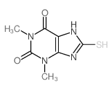 1,3-dimethyl-8-sulfanylidene-7,9-dihydropurine-2,6-dione structure