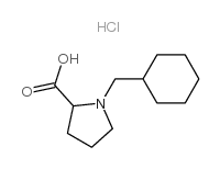 1-(Cyclohexylmethyl)pyrrolidine-2-carboxylic acid hydrochloride Structure