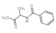3-苯甲酰氨基丁酮结构式