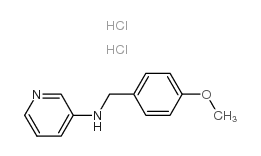 (4-METHOXY-BENZYL)-PYRIDIN-3-YL-AMINE DIHYDROCHLORIDE Structure