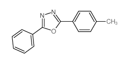 2-(4-methylphenyl)-5-phenyl-1,3,4-oxadiazole structure