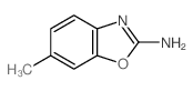 6-甲基-1,3-苯并恶唑-2-胺结构式