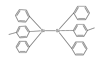 1,2-Bis(p-tolyl)tetraphenyldisilan Structure