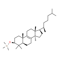 3β-[(Trimethylsilyl)oxy]lanost-8-ene Structure