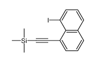 2-(8-iodonaphthalen-1-yl)ethynyl-trimethylsilane结构式
