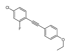 4-chloro-1-[2-(4-ethoxyphenyl)ethynyl]-2-fluorobenzene Structure