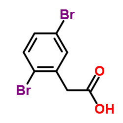 2,5-二溴苯乙酸结构式
