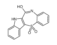 12,12-dioxo-5,7-dihydroindolo[3,2-b][1,5]benzothiazepin-6-one Structure
