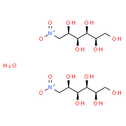 1-脱氧-1-硝基-D-艾杜醇半水化合物结构式