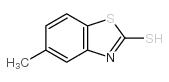 5-甲基-2-巯基苯并噻唑结构式