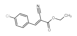 Ethyl (Z)-3-(4-Chlorophenyl)-2-cyanoacrylate Structure