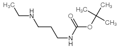 tert-butyl 3-(ethylamino)propylcarbamate Structure